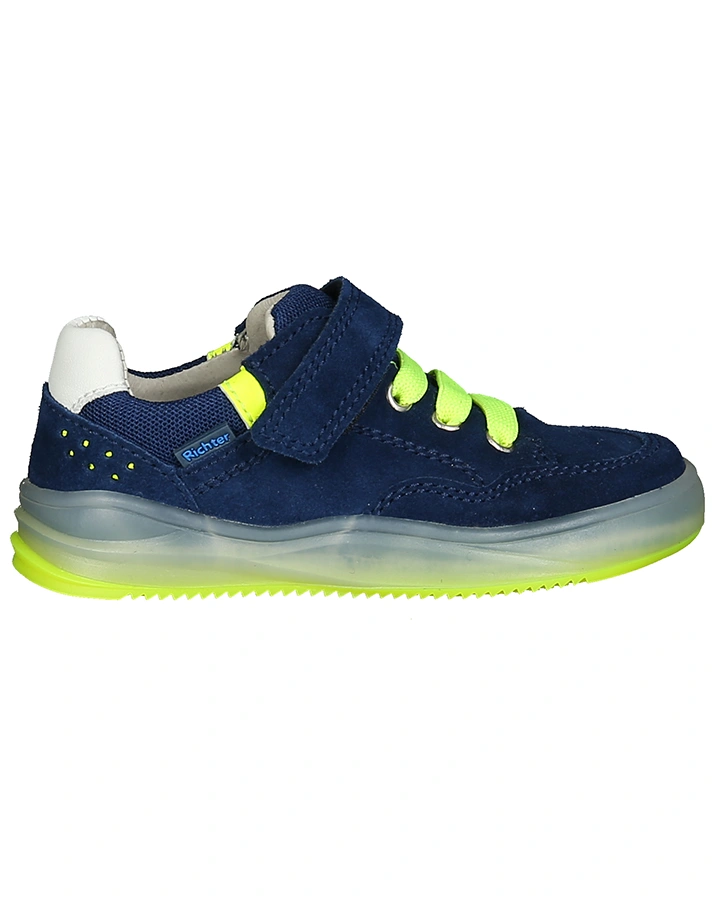 Klett-Halbschuhe FUTURE in blau/neongelb
