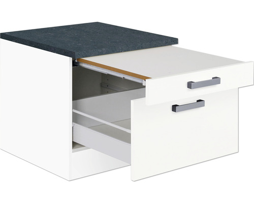 Optifit wasmachinekast Salo214 BxDxH 60x60x56,8 cm wit mat gedemonteerd