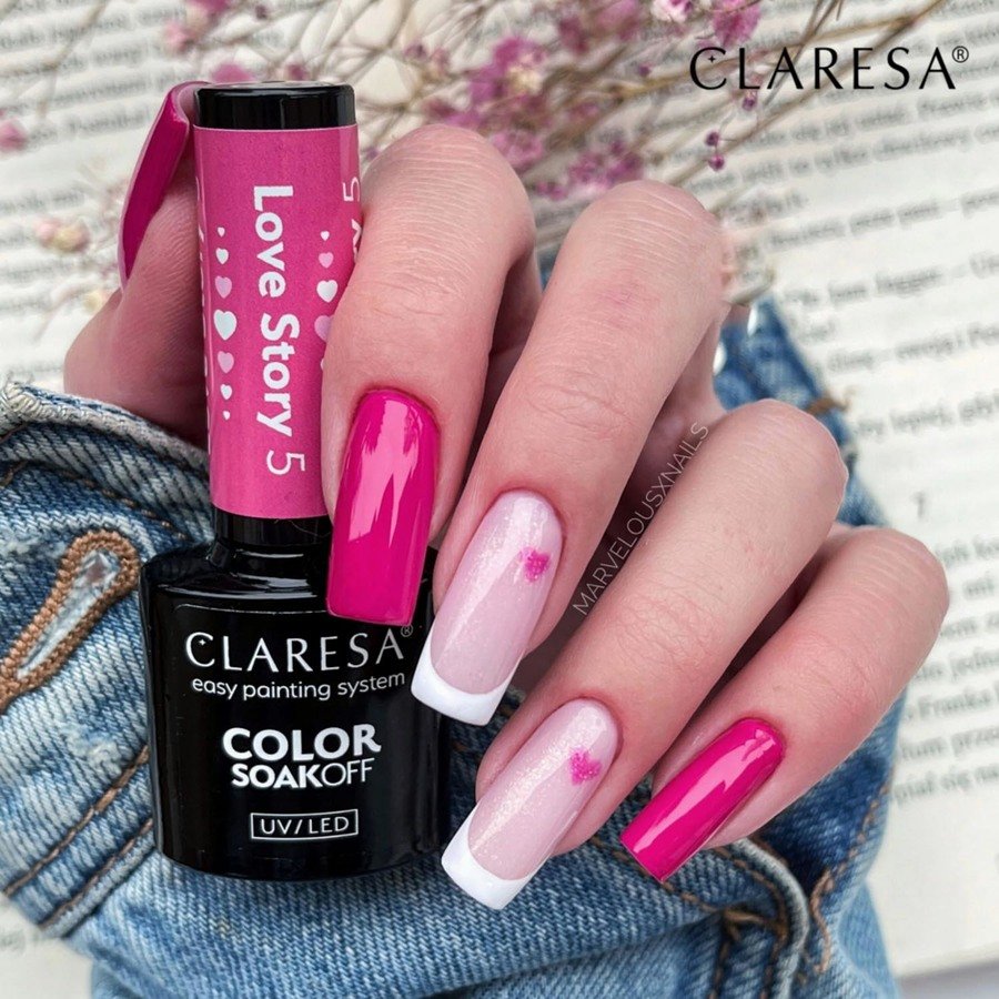 Claresa Nail Polish Hybrid Soak Off Love Story 05 5ml