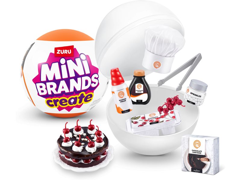 Zuru Master Chef Mini Brands Series 1 assortiert Miniaturgerichte in Überraschungsball