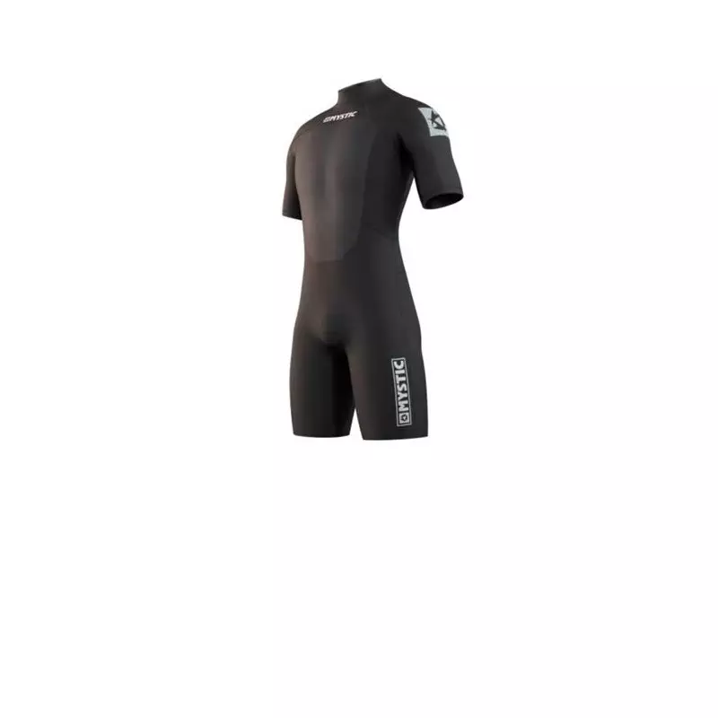 Combinaison néoprène MYSTIC Brand Shorty 3/2mm Bzip Flatlock Black