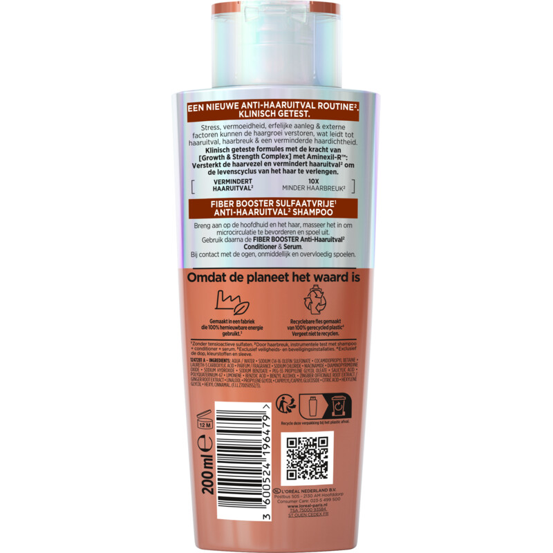 L'Oréal Paris Elvive Fiber booster anti-haaruitval shampoo