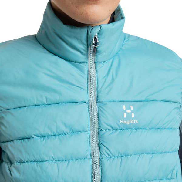 Doudoune randonnée HAGLÖFS SPIRE MIMIC VEST W FROST BLUE