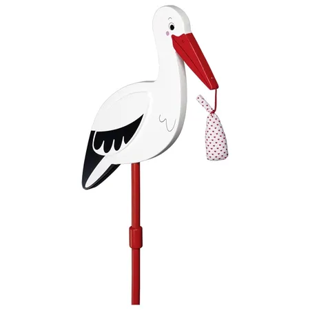 goki Blumenstecker Storch mit Babytuch, XL (100 cm)