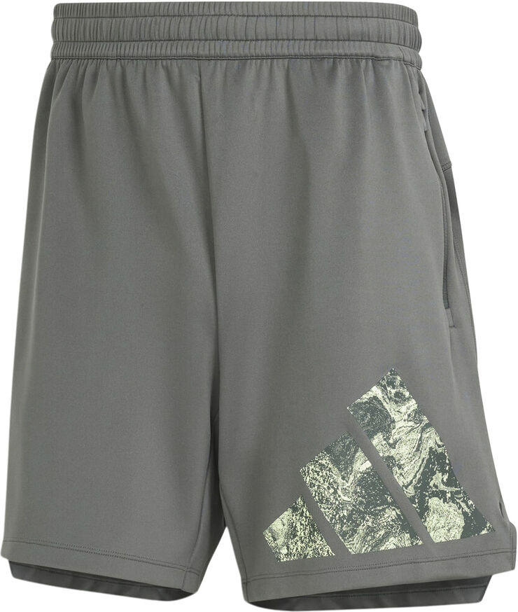 adidas Workout Logo Knit shorts Grøn