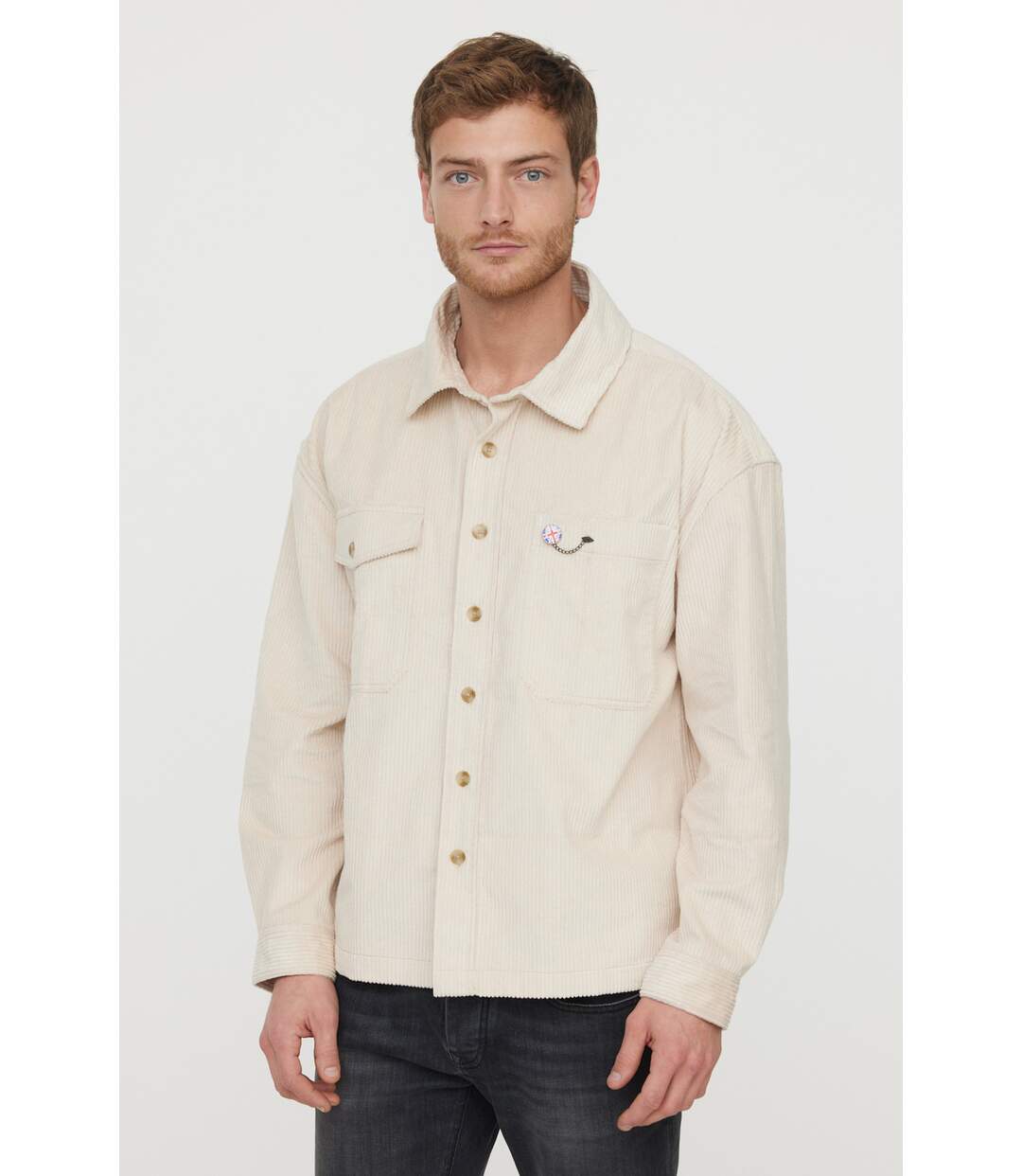 Surchemise manches longues coton overshirt DRENA