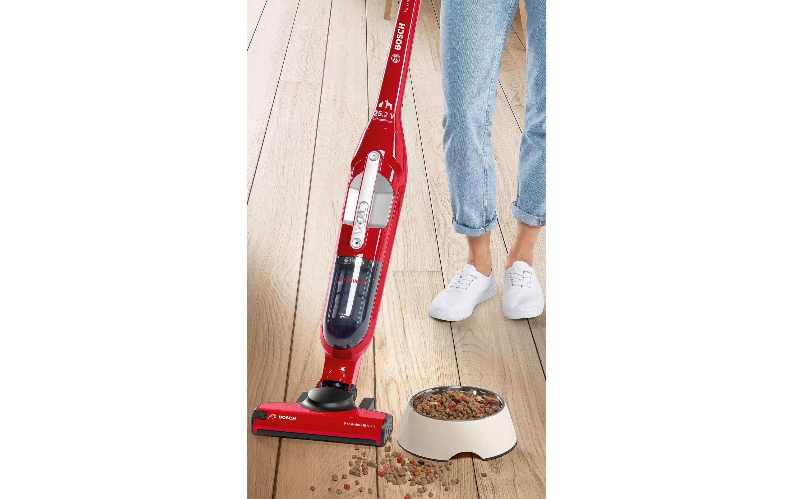 Akku-Hand- und Stielsauger Flexxo BBH3ZOO25 Rot<br>Akkustaubsauger