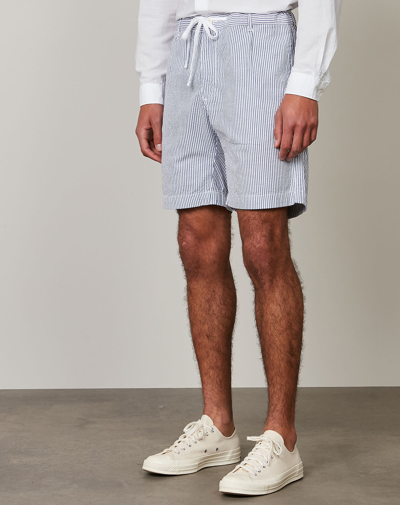 Hartford Short Tank bleu/blanc