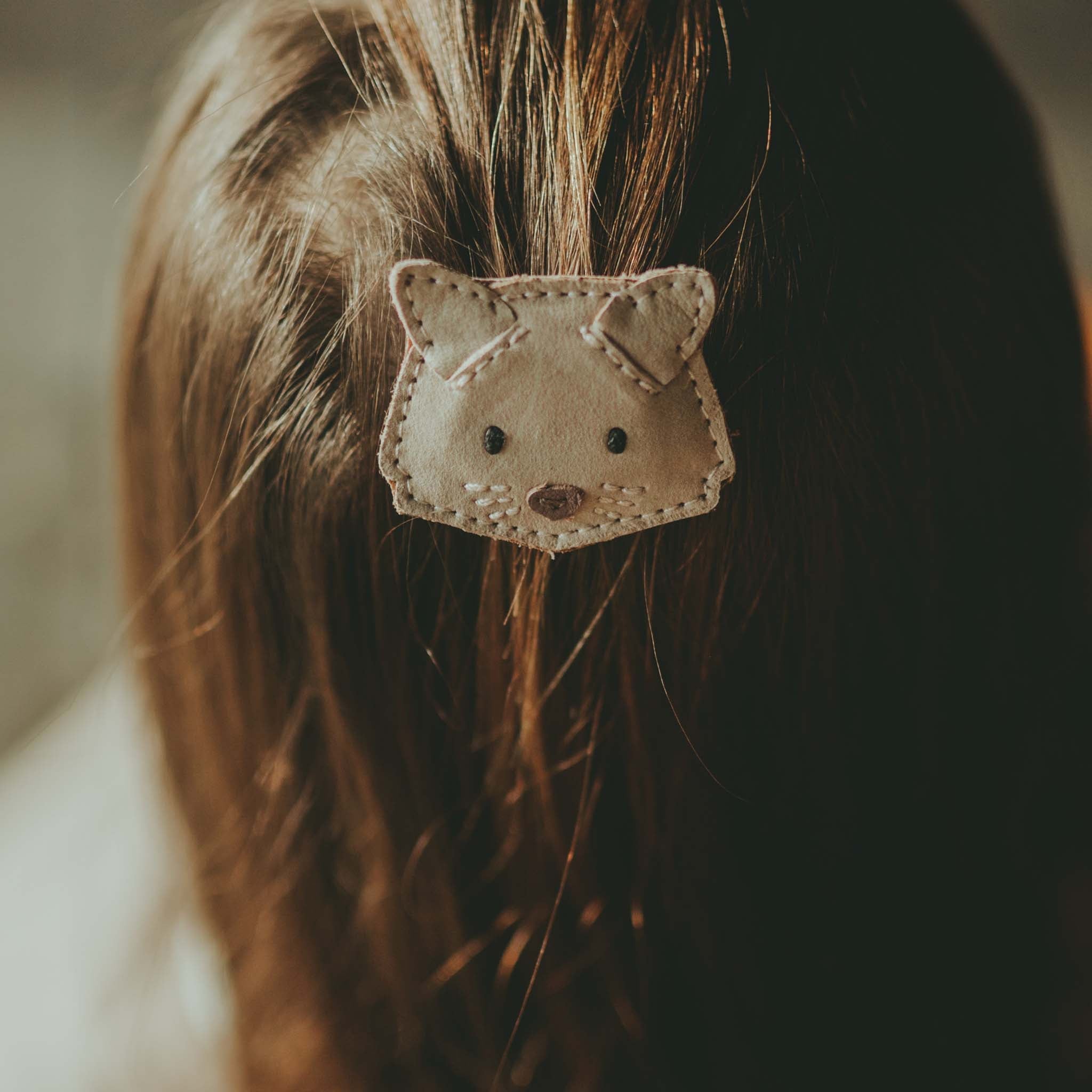 Haarklammer Josy Cat Lilac Nubuck