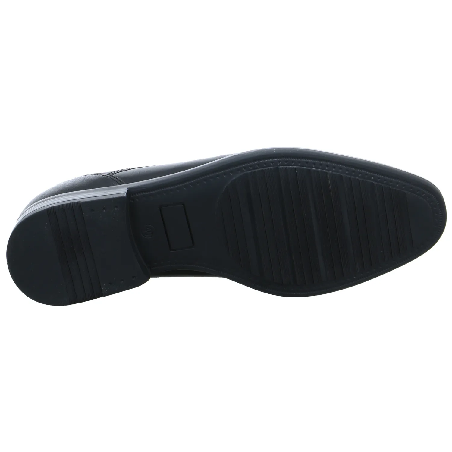 Halbschuh-City Schwarz Leder