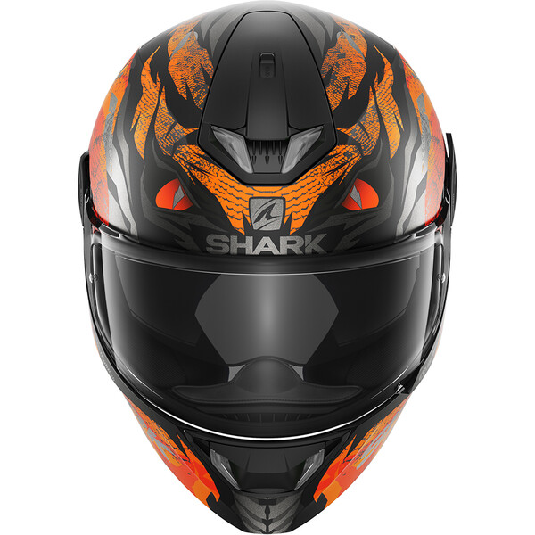Shark - Casque Skwal 2 Iker Lecuona Noir / Orange / Gris