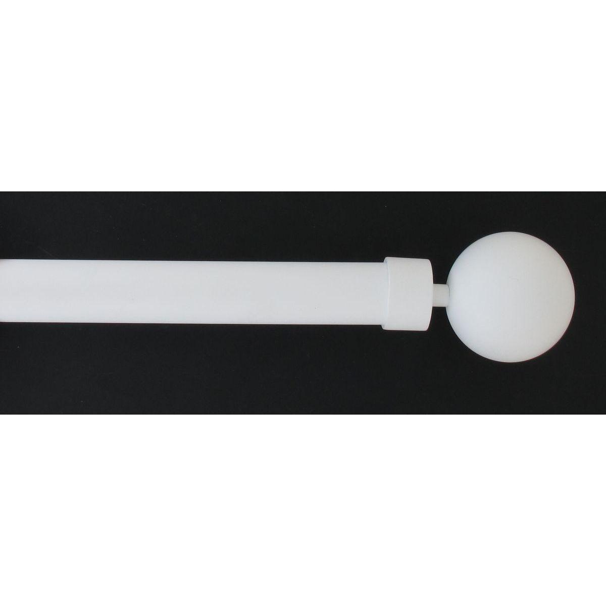 KIT EXT 120 210 CM D28 EMBOUT GAIA BLANC MAT
