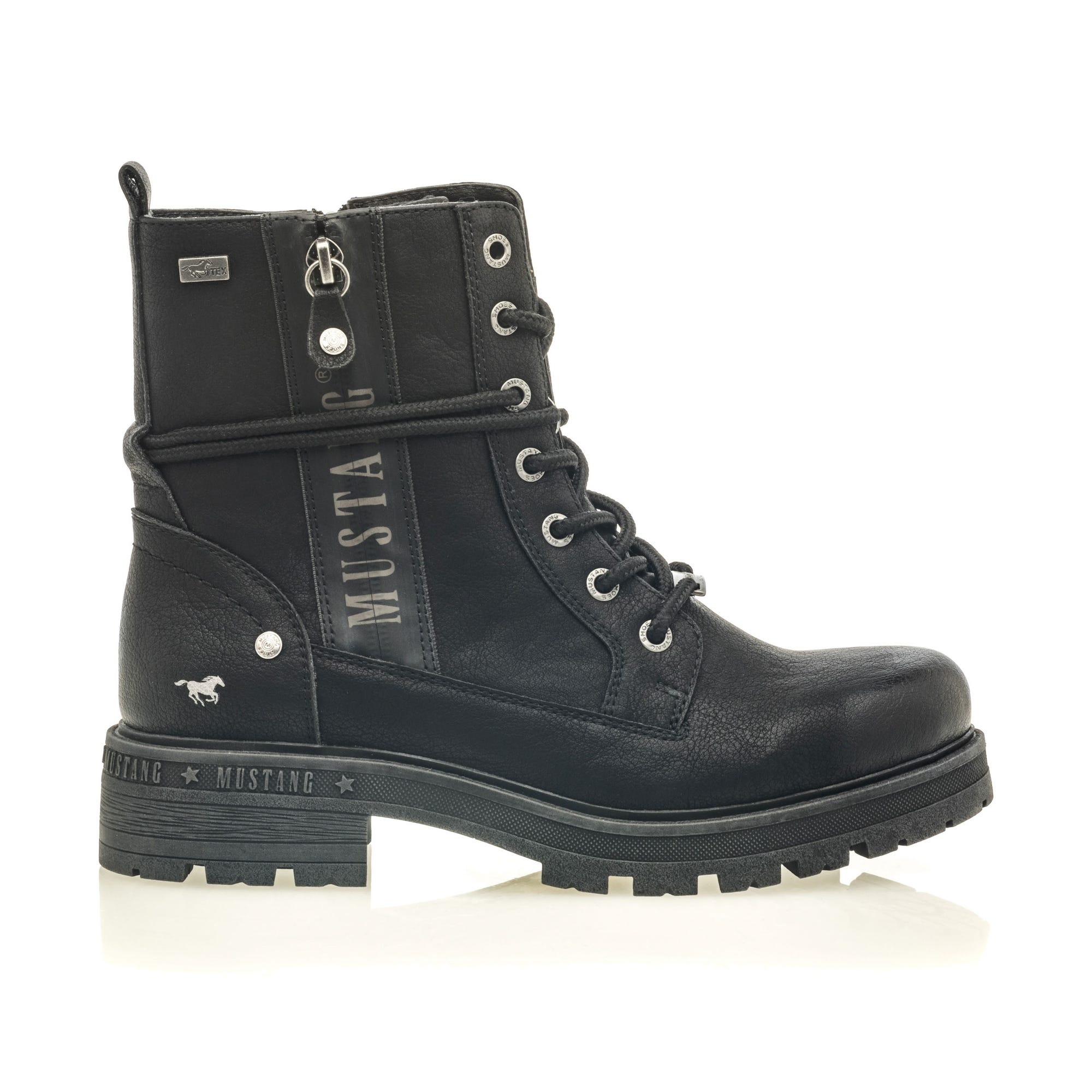 Bottines à lacets Femme noir