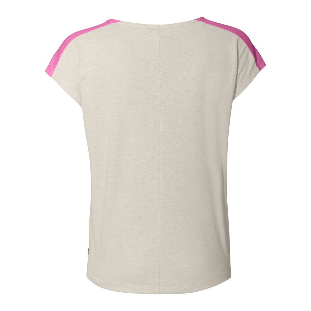 Vaude NEYLAND - Tee-shirt Femme ecru/dragon fruit