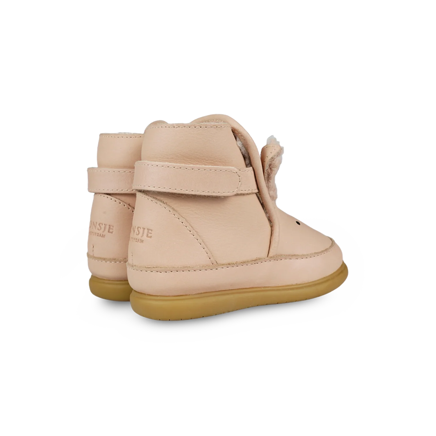 Dubu Exclusive Shoes | Fluffy Bunny | Light Rust Leather