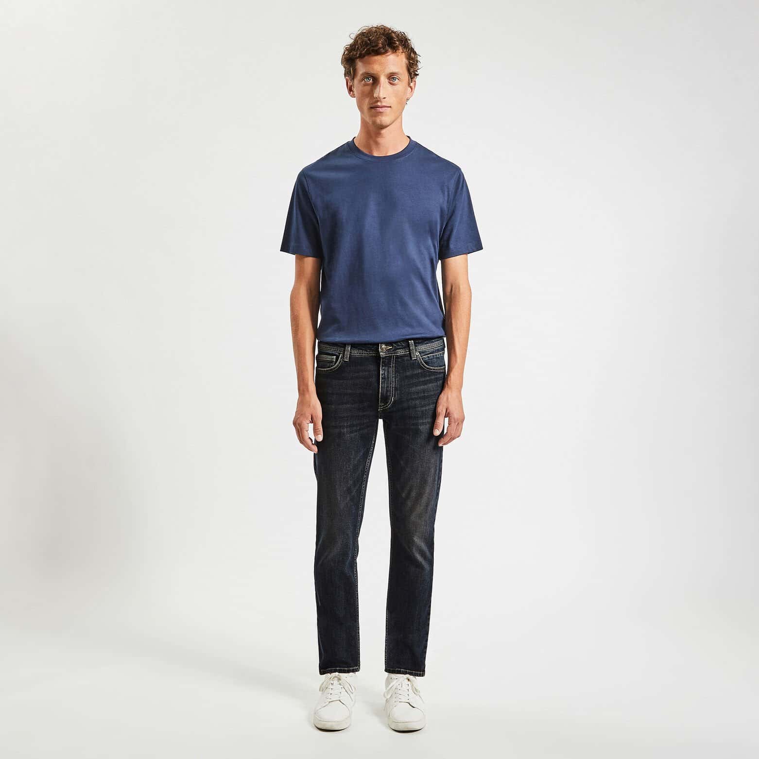 Jean straight 3 longueurs Noir