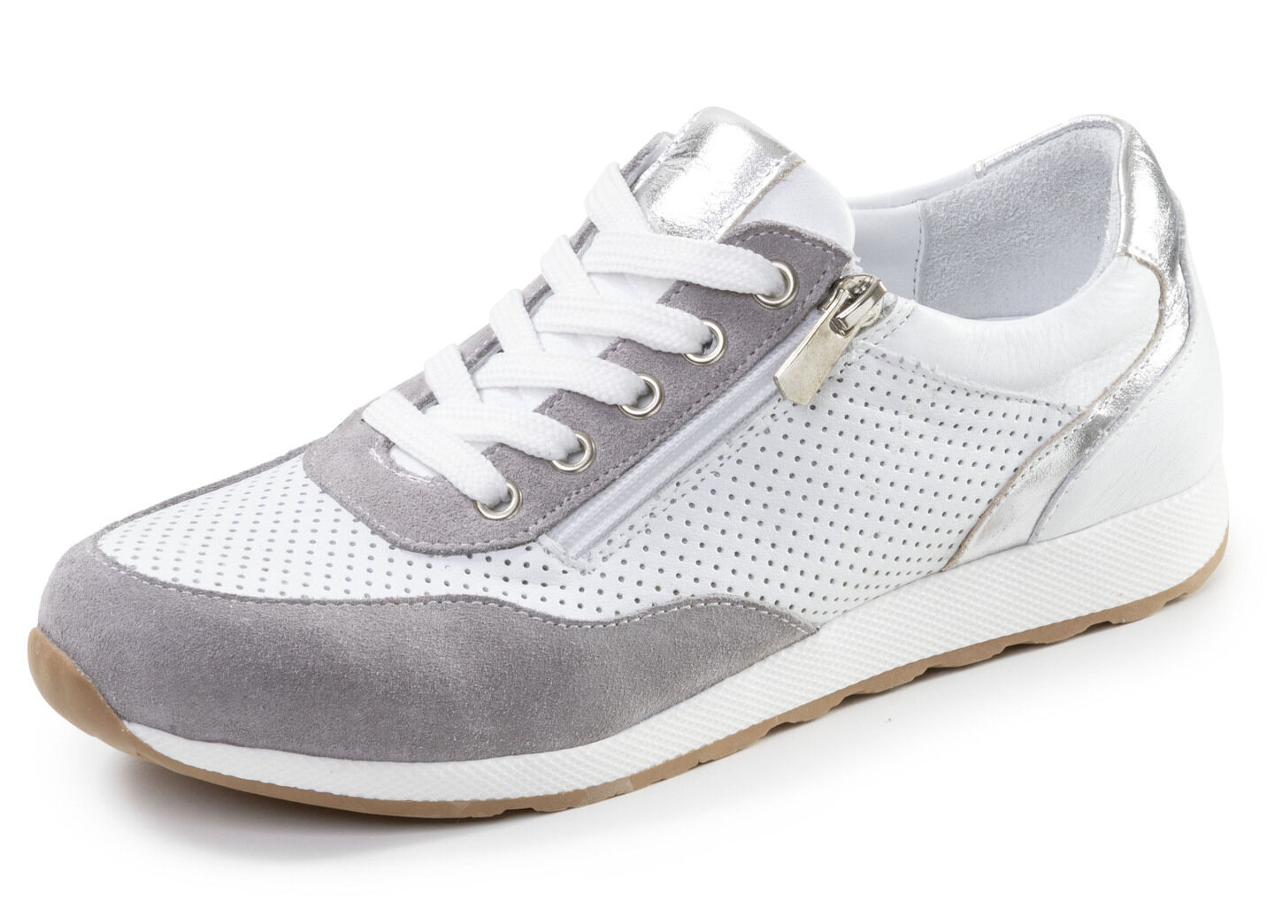 Andrea Conti, sommerliche Damen-Sneaker, Weite G, mit herausnehmbarem Fussbett