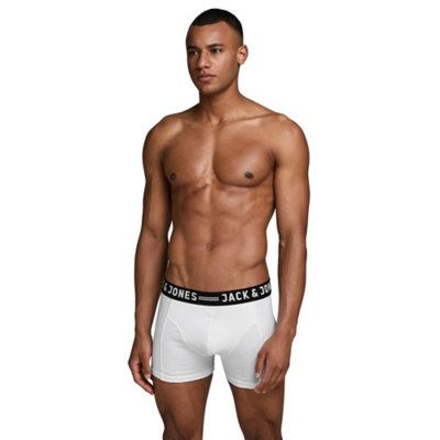 Boxer homme Sense Trunks 3-Pack BLANC JACK JONES