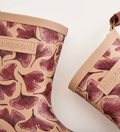 Bisgaard Gummistiefel - Fashion - Bordeaux Leaves