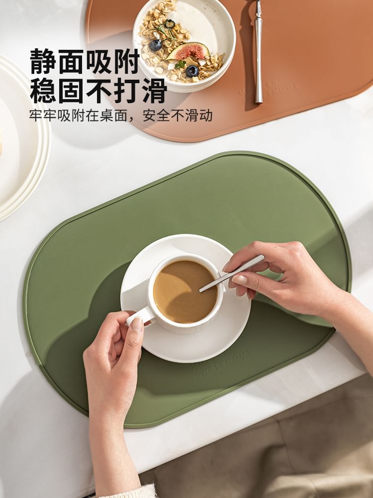 Koringa - Effen siliconen placemat / set
