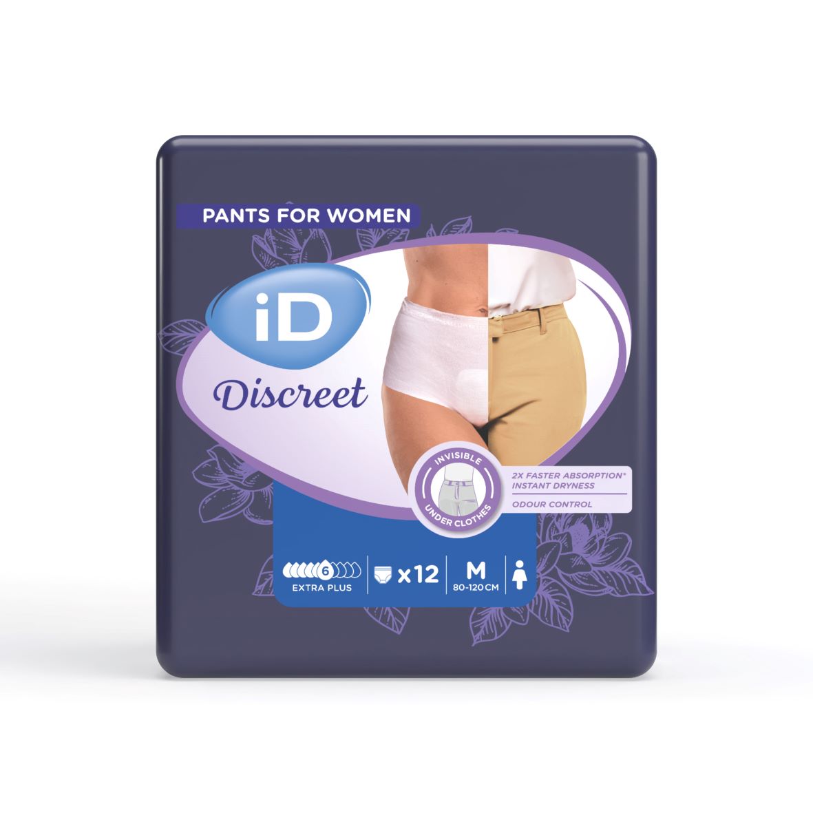 ID DISCREET Discreet Pants<br>12 Stück, Beutel, M, Extra Plus