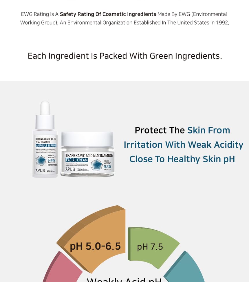 APLB - Tranexaminezuur Niacinamide Gezichtscrème Set