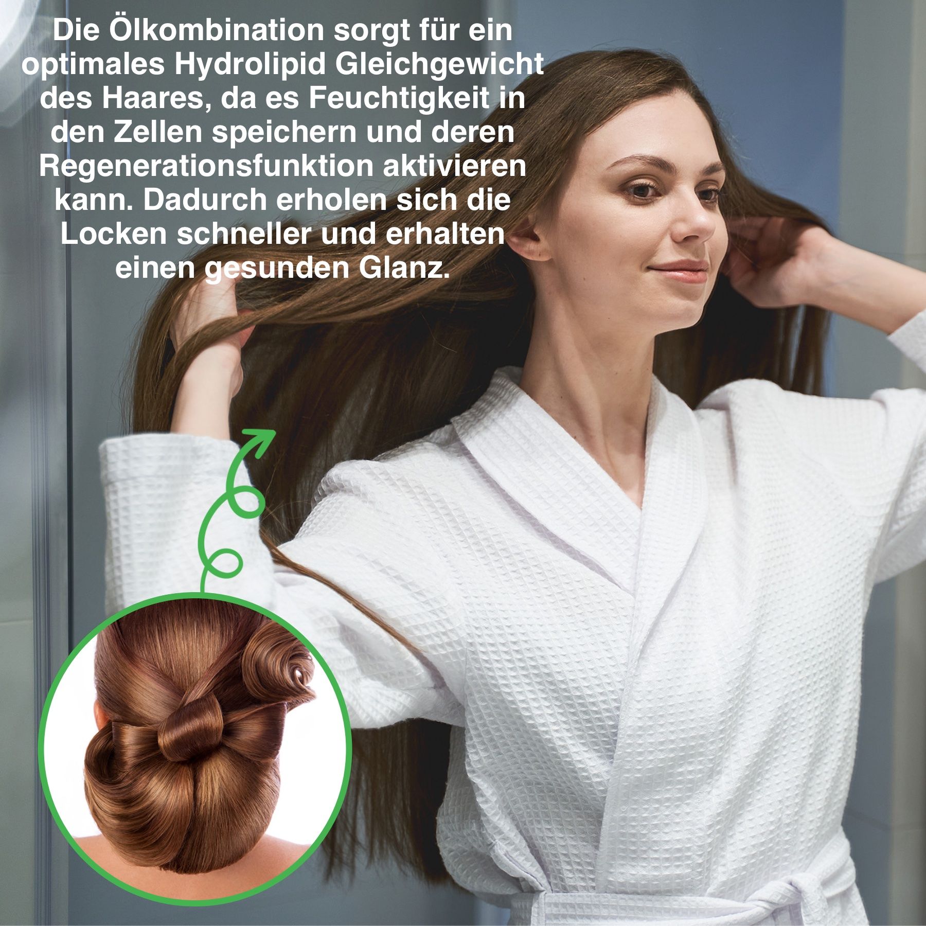 ALIVER 3-in-1 Rizinus Amla Schwarzkümmel Haarspülung