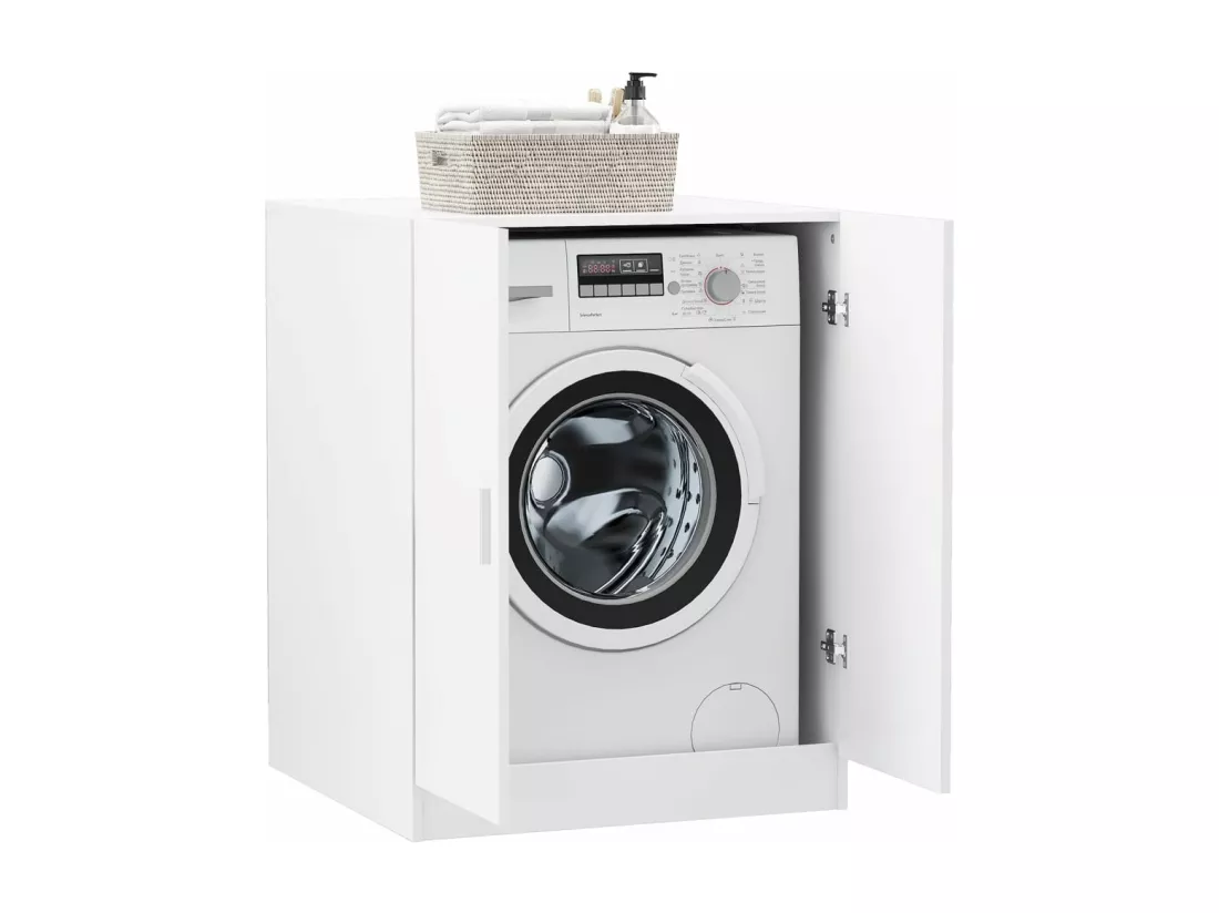 Meuble pour machine à laver Blanc