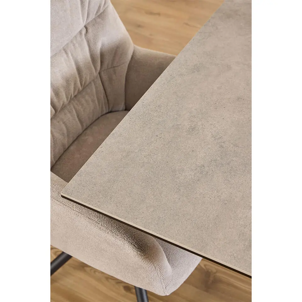 Hioshop Heaven eetkamertafel 80x135cm grijs