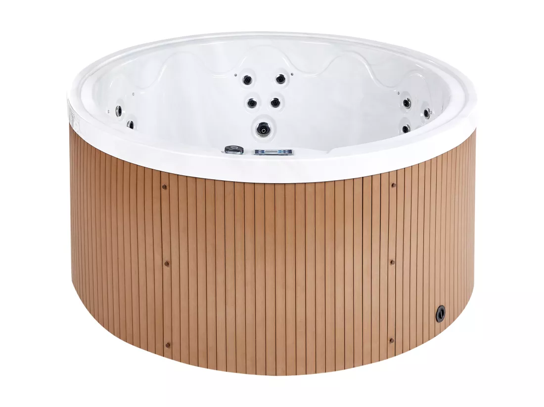 Spa d'extérieur avec LED MARFIL Blanc