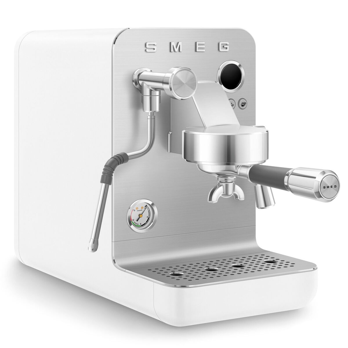Espressomaskin, hvit