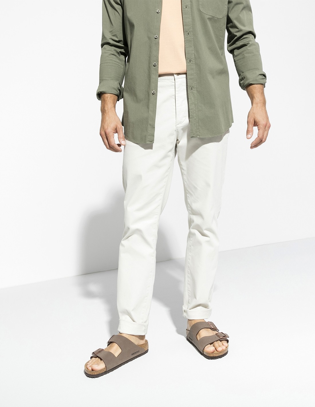 birkenstock Mules homme arizona cuir mocca marron