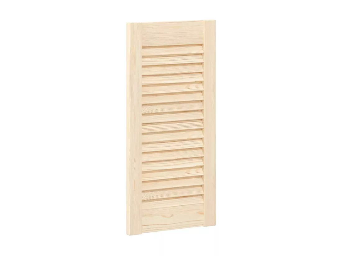 Portes d'armoire à persiennes 4 pcs 61,5x29,5 cm pin massif