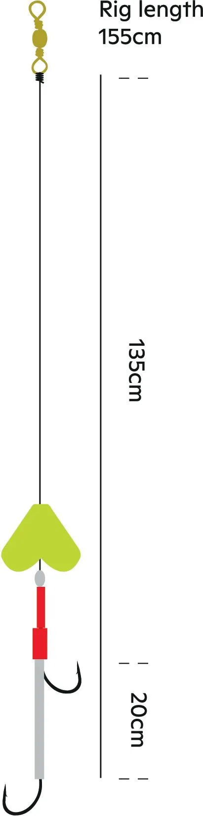 Kinetic Kinetic Sabiki Halibut Allround #9/0