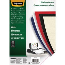 Couverture pour reliure Delta, grain cuir