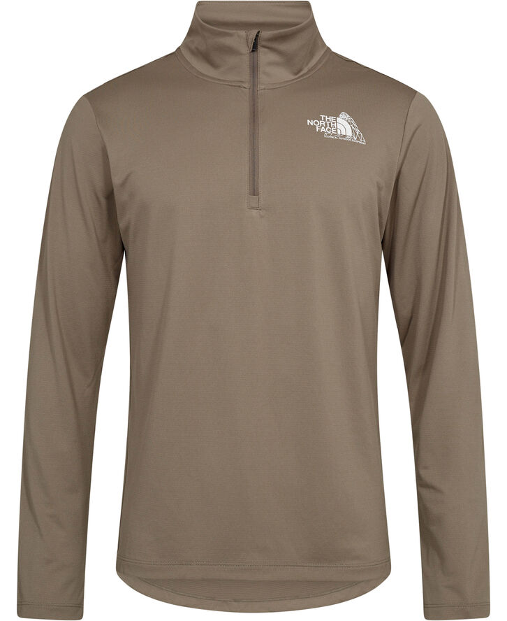 The North Face M 24/7 1/4 ZIP GRAPHIC CAVERN GREY Cavern grey