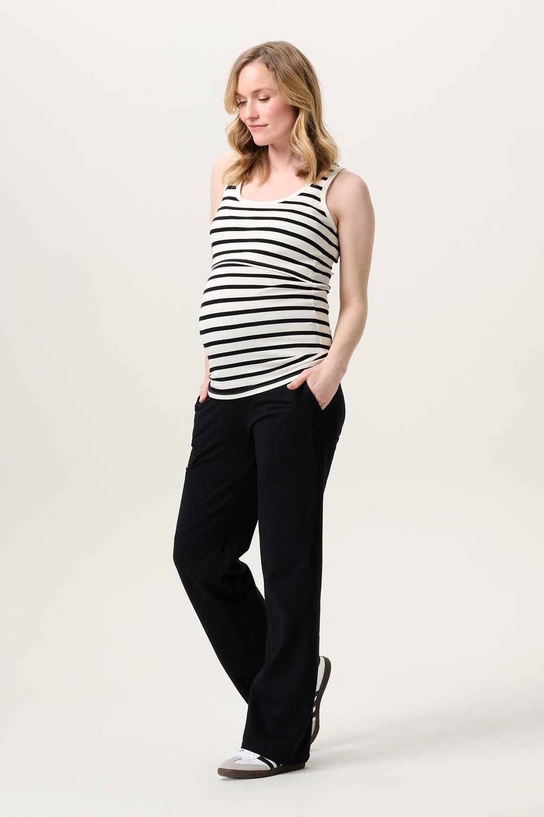 Noppies Maternity Voedingstop Jamee - Cream Stripe