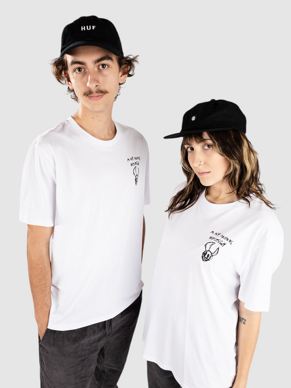 Any Means Necessary Corrupted Youth T-Shirt white