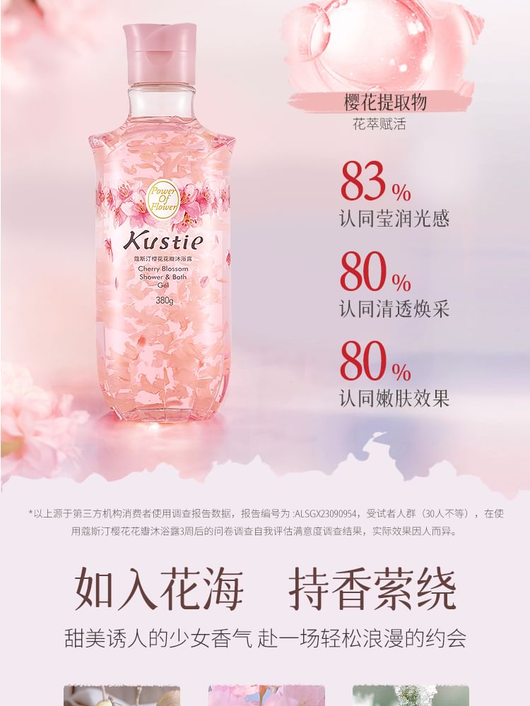 Kustie - Petal Shower Gel - 6 soorten