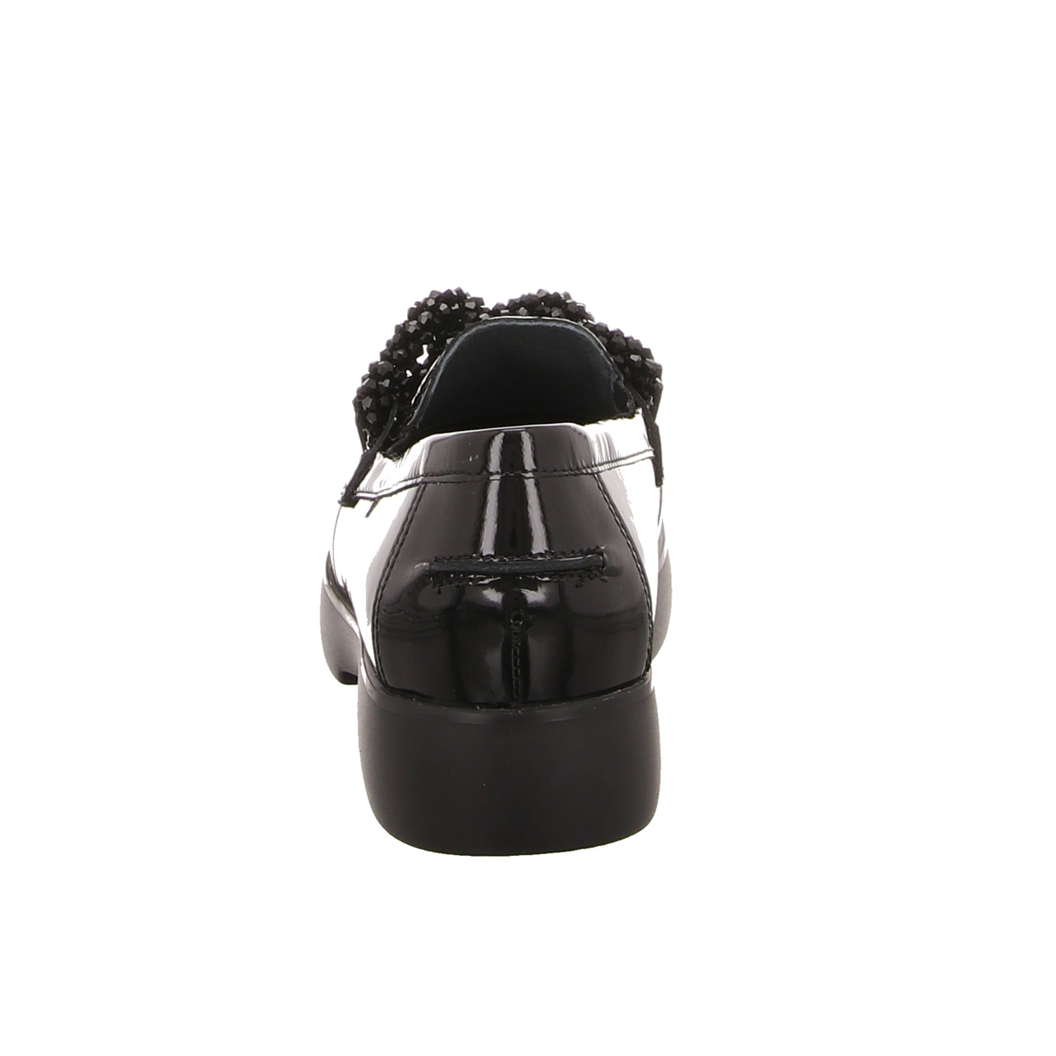 Waldläufer Slipper schwarz schwarz