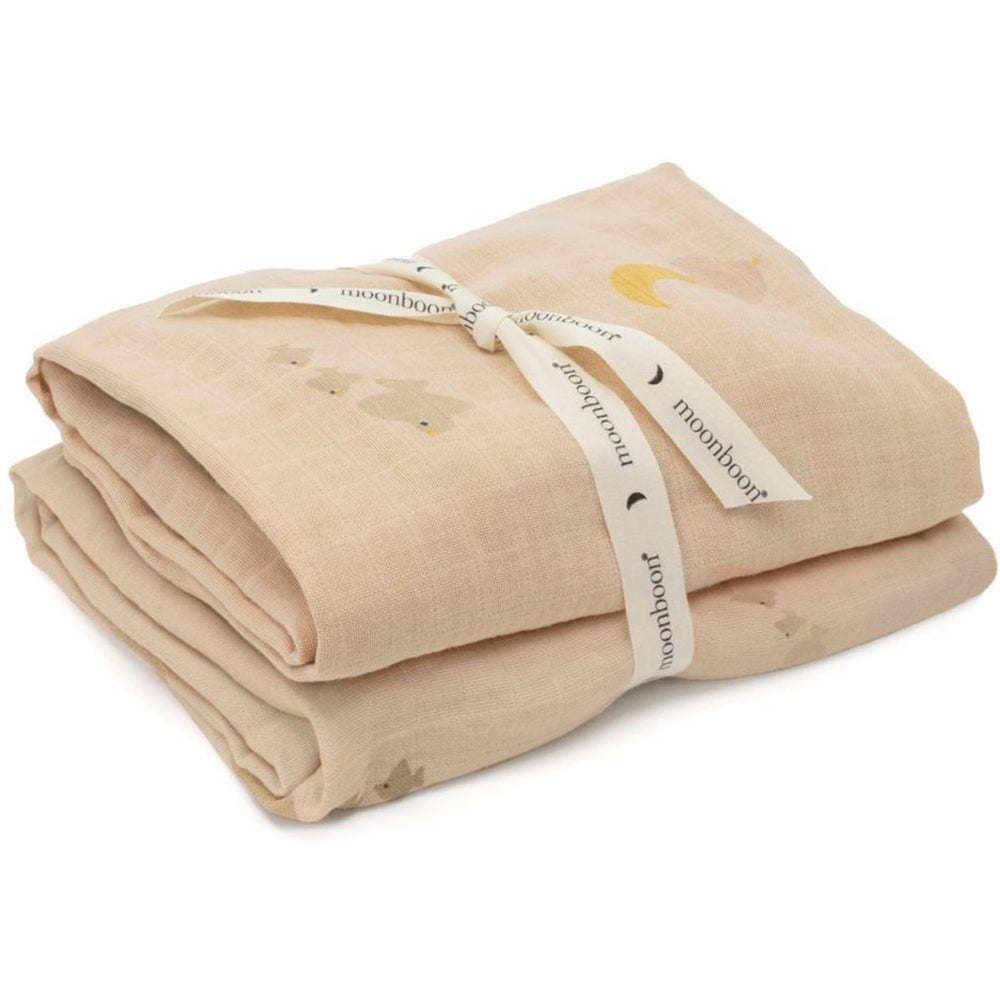 Køb Moonboon Over The Moon Rose Organic Stofbleer