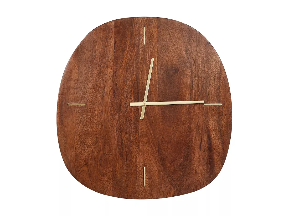 Horloge murale TAPTI 60 cm Bois Marron foncé