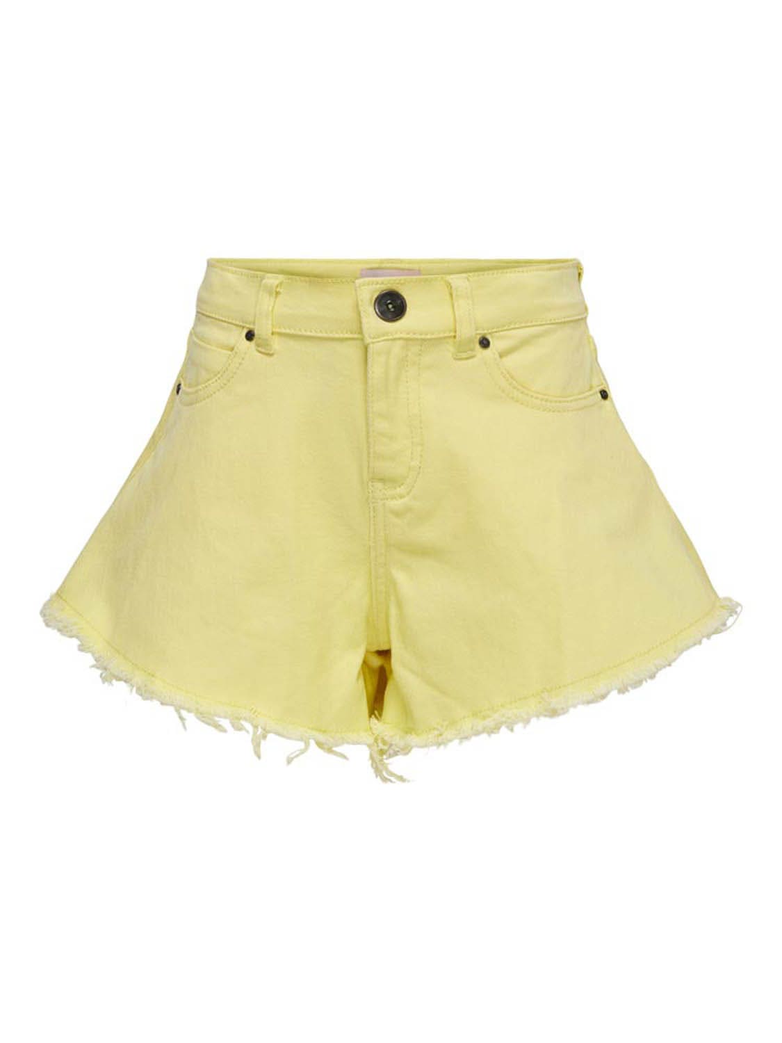Only Kids  Chiara Wave Col Raw Shorts