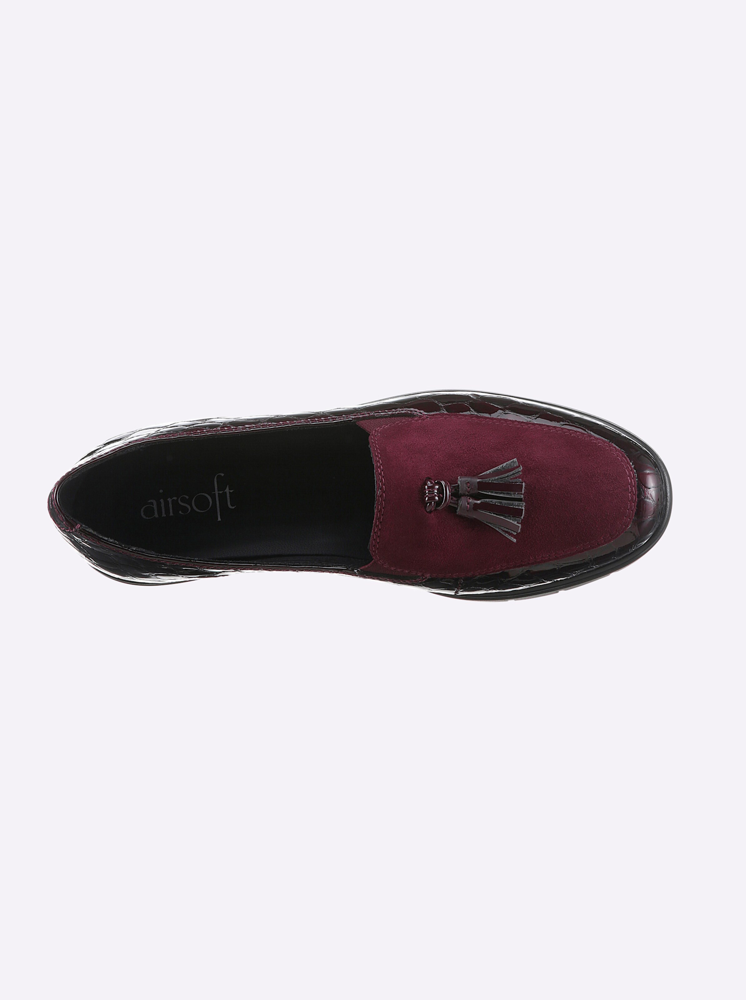 airsoft comfort+ Slipper in bordeaux