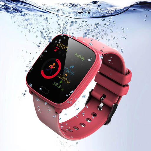 Relógio inteligente infantil, à prova d'água IP68, de silicone, Forever Igo