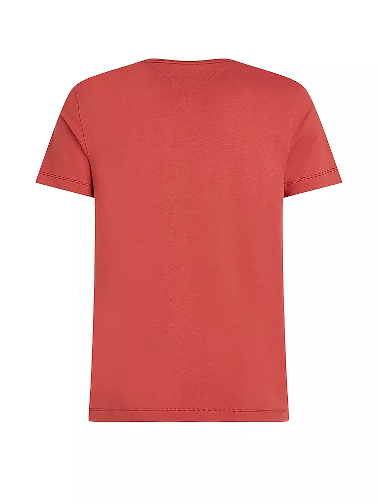 TOMMY HILFIGER T-Shirt Slim Fit rot