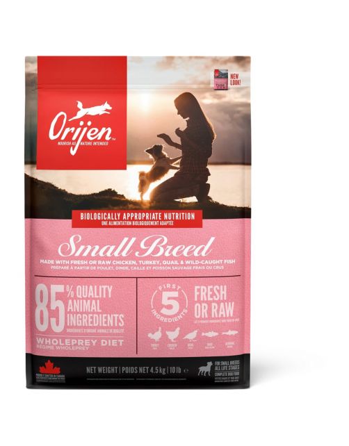Orijen Whole Prey Adult Small Breed Kip&Kalkoen&Vis - Hondenvoer