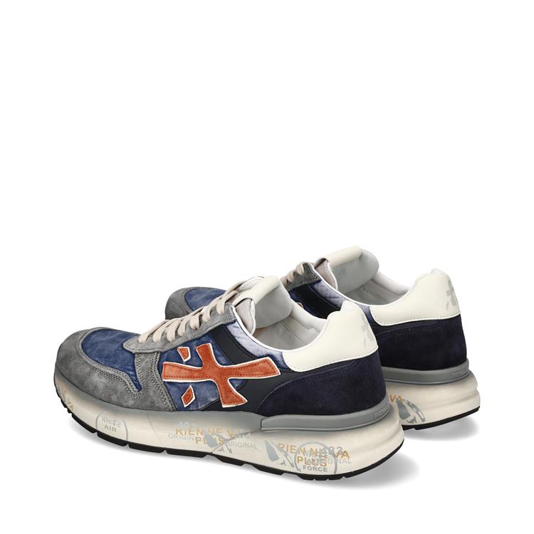 Premiata Mick blauw met combinatie [7215]