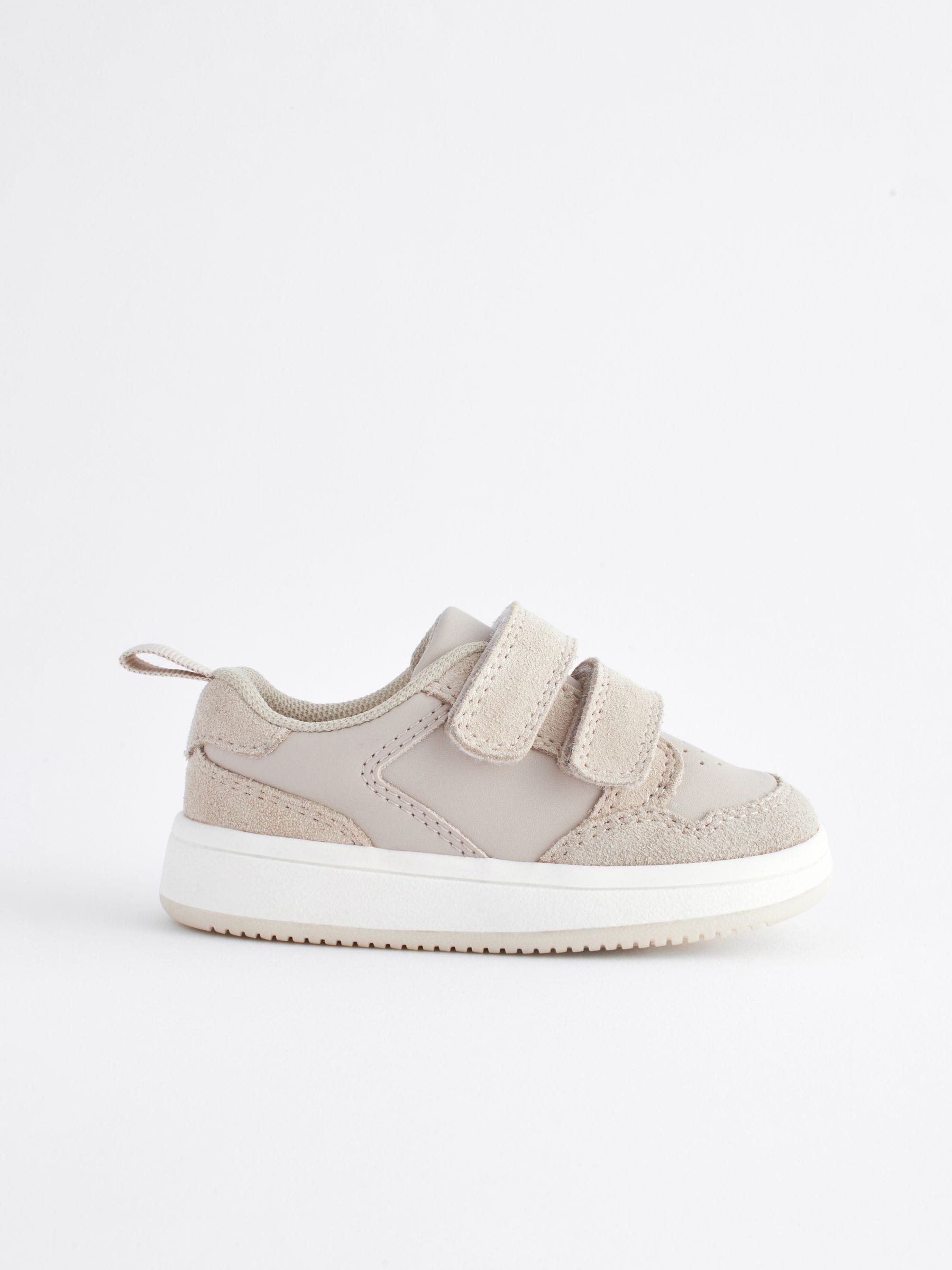 Neutraal - Baby Touch Fastening Leather First Walker Shoes