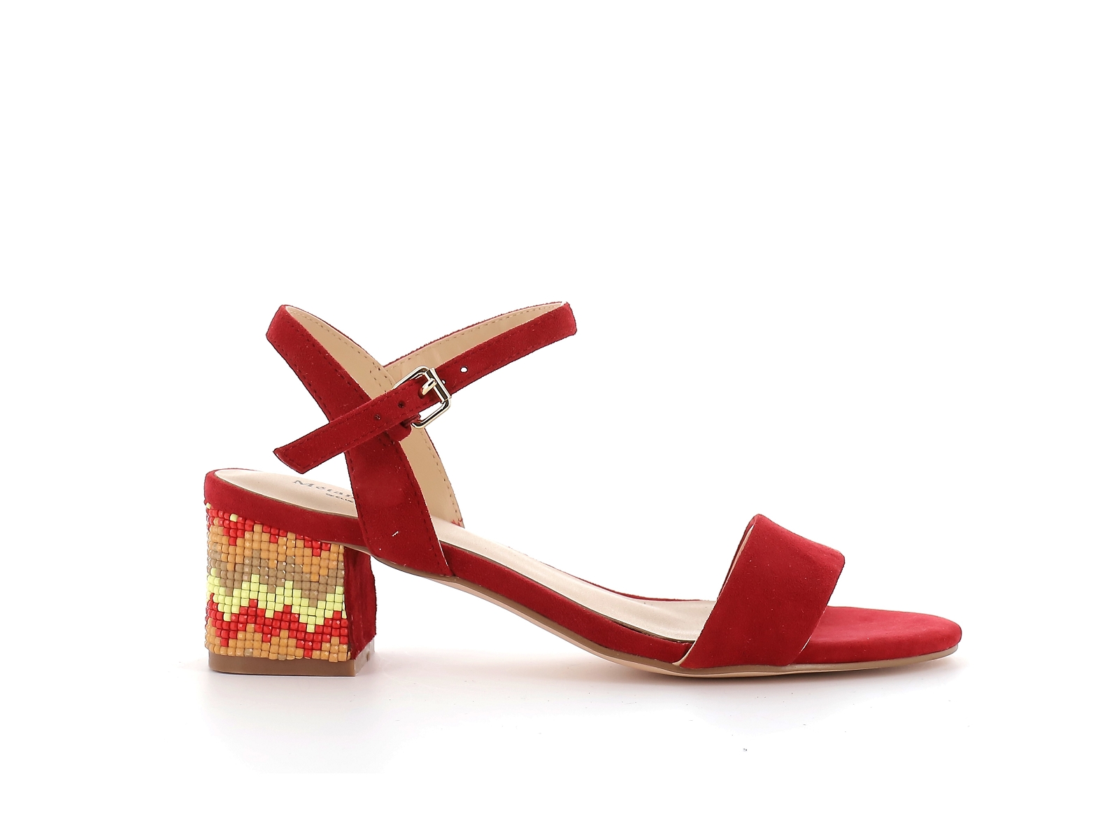 Metamorf ose-GABORONE Nubuck Velours Rouge